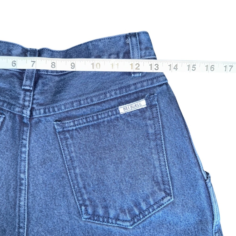 Vintage Bill Blass 1980s 100% Denim Blue Jeans - Picture 4 of 6